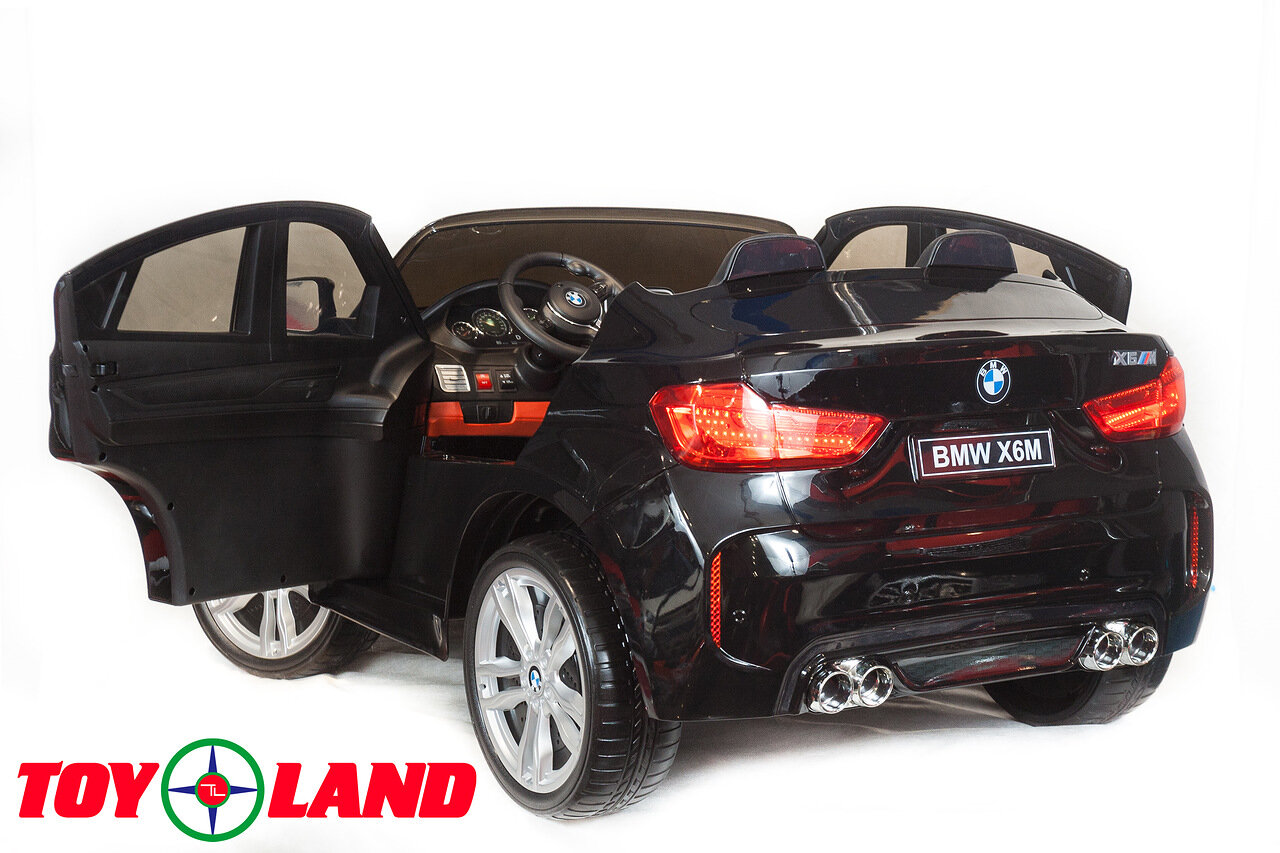 Электромобиль ToyLand BMW X6 mini черного цвета  